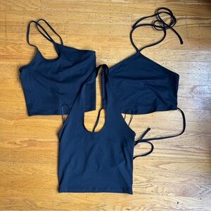 NWOT Abercrombie & Fitch Black Crop Tops Set